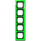 Busch-Jaeger Rahmen fünffach grün, Retail