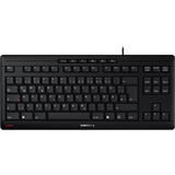 CHERRY STREAM KEYBOARD TKL, Tastatur schwarz, EU-Layout (QWERTY), Cherry SX-Scherentechnologie