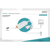 Digitus USB-A 5V PoE-Splitter weiß, 10/100Mbps