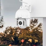 Foscam SD8P, Überwachungskamera weiß, 4K, WLAN