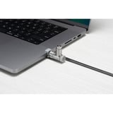  HyperShield MacBook Pro Kabelschloss silber