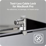  HyperShield MacBook Pro Kabelschloss silber
