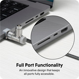 Hyper HyperShield MacBook Pro Kabelschloss silber