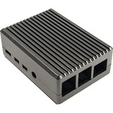 Inter-Tech ODS-716 für Raspberry Pi 4B, Gehäuse schwarz, für Raspberry Pi 4 Modell B