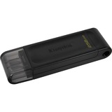 Kingston DataTraveler 70 256 GB, USB-Stick schwarz, USB-C 3.2 (5 Gbit/s)