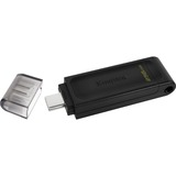 Kingston DataTraveler 70 256 GB, USB-Stick schwarz, USB-C 3.2 (5 Gbit/s)