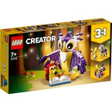 LEGO 31125 Creator 3-in-1 Wald-Fabelwesen, Konstruktionsspielzeug Hase, Eule, Eichhörnchen