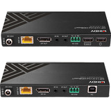 Lindy 150m Cat.6 KVM Extender, DisplayPort-Verlängerung schwarz, DisplayPort 1.2, USB, IR & RS-232, HDBaseT