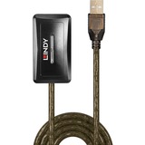 Lindy USB 2.0 Aktivverlängerungshub Pro 10m, USB-Hub 