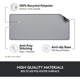 Logitech Desk Mat Studio, Mauspad grau