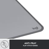 Logitech Desk Mat Studio, Mauspad grau