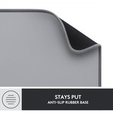 Logitech Desk Mat Studio, Mauspad grau