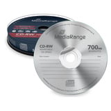 MediaRange CD-RW 700 MB, CD-Rohlinge 12fach, 10 Stück