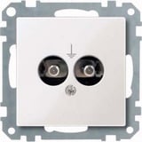 Merten Steckdosen Einsatz Potentialausgleich weiß, Retail