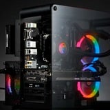 RAIJINTEK IRIS 14 RBW ADD-3, Gehäuselüfter schwarz, 3 Lüfter, mit Controller und Fernbedienung, 140 mm
