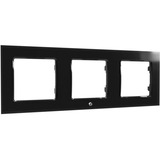 Shelly Wall Frame 3, Abdeckung schwarz, für Wall Switch