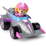 Spin Master Paw Patrol - Ready, Race, Rescue, Skyes Race & Go Deluxe Basis Fahrzeug, Spielfahrzeug mit Figur