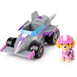 Spin Master Paw Patrol - Ready, Race, Rescue, Skyes Race & Go Deluxe Basis Fahrzeug, Spielfahrzeug mit Figur