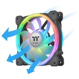 Thermaltake SWAFAN 12 RGB 120x120x25, Gehäuselüfter schwarz, 3er Pack, inkl Controller, 120 mm