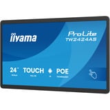 iiyama ProLite TW2424AS-B3P, Public Display schwarz (matt), FullHD, IPS, Touchscreen, POE, HDMI, USB