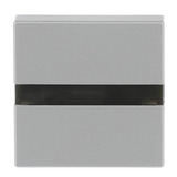 0 Komfortschalter mit Orientierungslicht, Bewegungsmelder aluminium, Retail