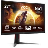 AOC CQ27G4Z2, Gaming-Monitor 68.5 cm (27 Zoll), schwarz, QHD, Fast VA, Dual Mode, Curved, 260Hz Panel