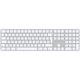 Apple Magic Keyboard mit Touch ID und Ziffernblock, Tastatur silber/weiß, DE-Layout, für Mac Modelle mit Apple Chip