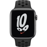 Apple Watch SE, Smartwatch grau/anthrazit, 44mm, Nike+ Sportarmband, Aluminium-Gehäuse, LTE