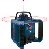 Bosch Rotationslaser GRL 250 HV Professional blau/schwarz, rote Laserlinie, mit Fernbedienung, im Koffer