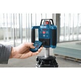 Bosch Rotationslaser GRL 250 HV Professional blau/schwarz, rote Laserlinie, mit Fernbedienung, im Koffer