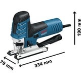 Bosch Stichsäge GST 150 CE Professional blau/schwarz, 780 Watt, L-BOXX