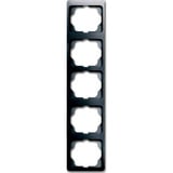 Busch-Jaeger Rahmen fünffach senkrecht alpha 1735 KA-20 platin, Retail