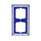 Busch-Jaeger Rahmen zwei fach blau, Retail