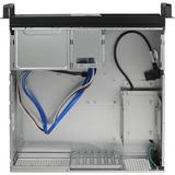 Chieftec UNC-209SR-B, Server-Gehäuse schwarz, 2 Höheneinheiten, inkl.400 Watt Netzteil