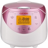 Cuckoo Reiskocher CR-0631F weiß/rosa, 580 Watt, 1,08 Liter