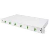 Digitus LWL-Spleißbox, bestückt, 6x LC-APC DX, OS2 