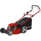 EINHELL Benzin-Rasenmäher GC-PM 51/3 S HW-E Li rot/schwarz, mit Hinterradantrieb, E-Starter mit Power X-Change Li-Ionen Akku 2Ah