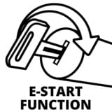 EINHELL Benzin-Rasenmäher GC-PM 51/3 S HW-E Li rot/schwarz, mit Hinterradantrieb, E-Starter mit Power X-Change Li-Ionen Akku 2Ah