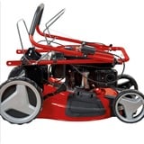 EINHELL Benzin-Rasenmäher GC-PM 51/3 S HW-E Li rot/schwarz, mit Hinterradantrieb, E-Starter mit Power X-Change Li-Ionen Akku 2Ah