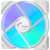 Fractal Design Prisma AL-12 PWM ARGB White, Gehäuselüfter weiß, Einzellüfter, 120 mm