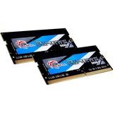 G.Skill SO-DIMM 64 GB DDR4-2666 (2x 32 GB) Dual-Kit, Arbeitsspeicher F4-2666C19D-64GRS, Ripjaws