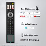 Hisense 75UR8DS RGB MiniLED, LED-Fernseher 189 cm (75 Zoll), schwarz/dunkelgrau, UltraHD/4K, Hi-View AI Engine RGB, 180Hz Panel