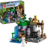 LEGO 21189 Minecraft Das Skelettverlies, Konstruktionsspielzeug Set mit Höhlen, Skelettfiguren, feindlichen Kreaturen und Zubehör