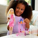 Mattel Barbie Wissenschaftlerin-Puppe und Zubehör mit blonder Modepuppe, Labortisch und Farbwechsel-Zubehör