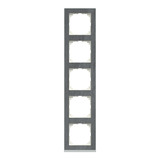 Merten Decor Rahmen fünffach schiefer, Retail