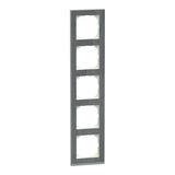 Merten Decor Rahmen fünffach schiefer, Retail