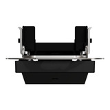 Merten Zentralplatte mit zentraler Abdeckplatte für Leitungsauslass, Abdeckung schwarz (matt), Retail