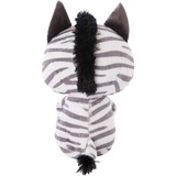 NICI Glubschis Schlenker Zebra Mankalita, Kuscheltier weiß/grau, Safari, 25 cm