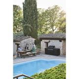 Napoleon Outdoor Küche Oasis Compact 105 BIG32-1, Gasgrill schwarz (matt), mit Heckbrenner, inkl. Grillspieß