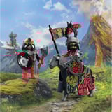 PLAYMOBIL 72118 Knights Anführer Drachenritter, Konstruktionsspielzeug 